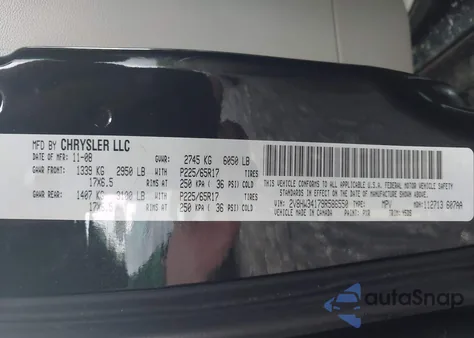 2009 Volkswagen Routan Se из США, поврежденный, VIN 2V8HW34179R586550